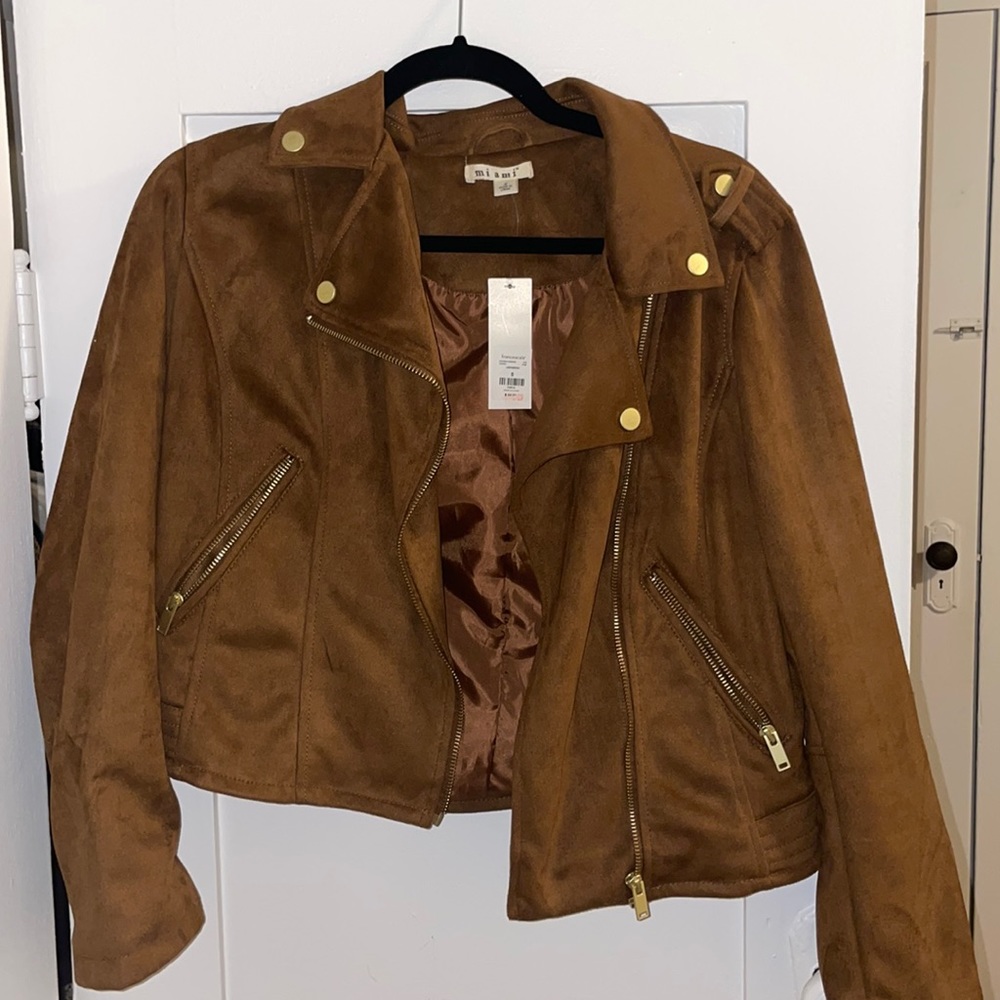 Francesca’s suede jacket new with tags!!